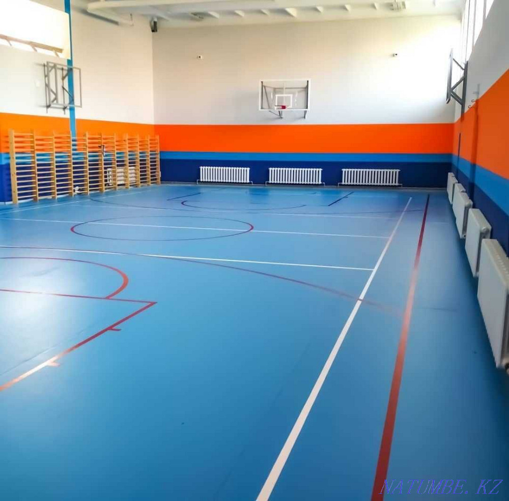 Спорт залдарына арналған спорттық линолеум  Астана - изображение 5