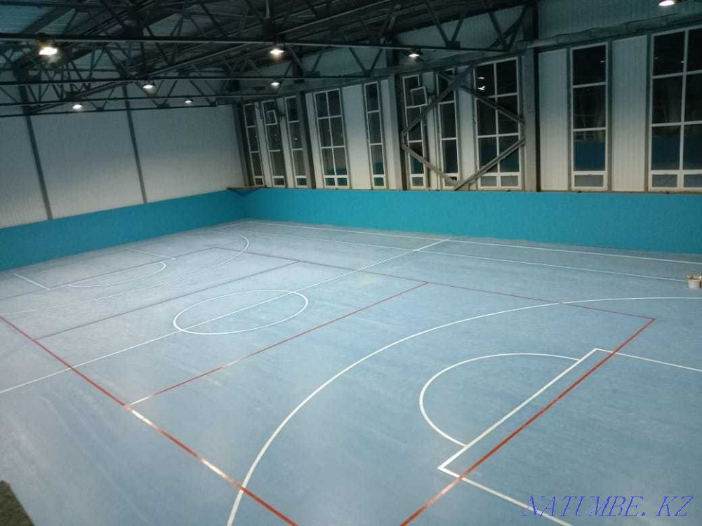 Спорт залдарына арналған спорттық линолеум  Астана - изображение 8