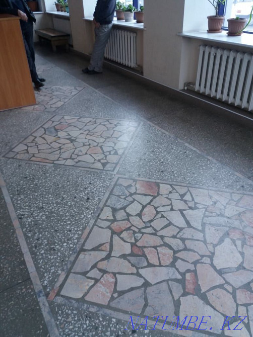 Marble chips floors Karagandy - photo 3