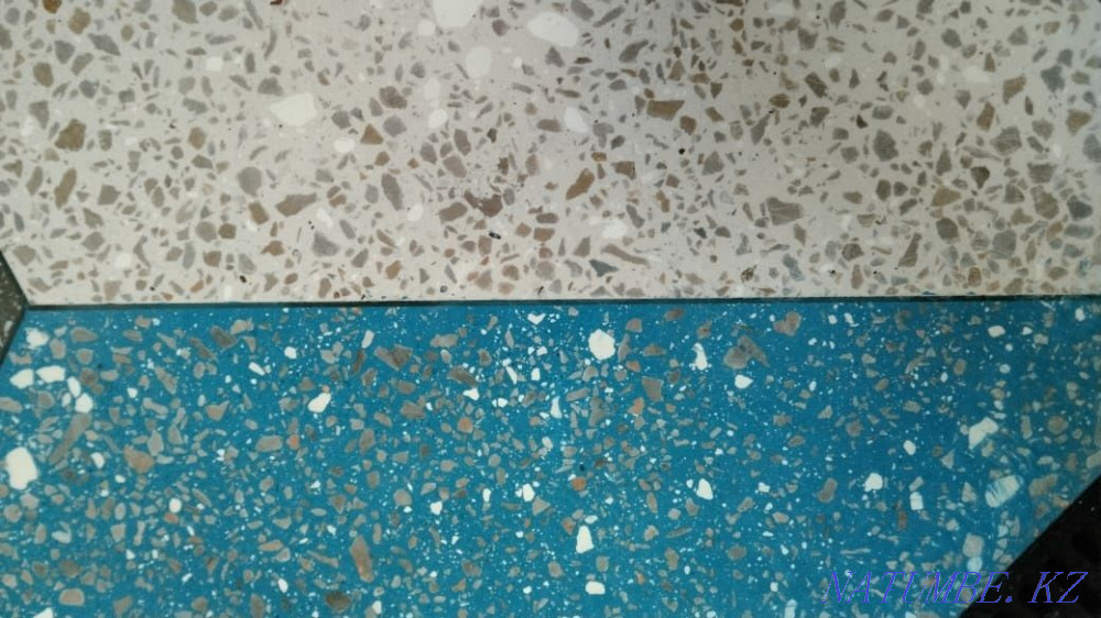 Marble chips floors Karagandy - photo 1