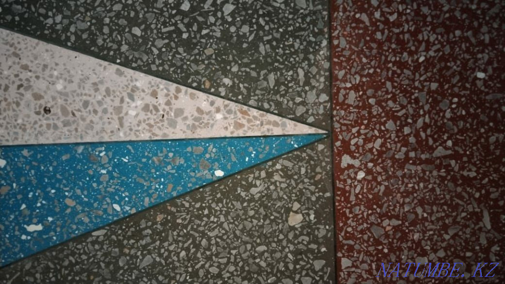 Marble chips floors Karagandy - photo 5