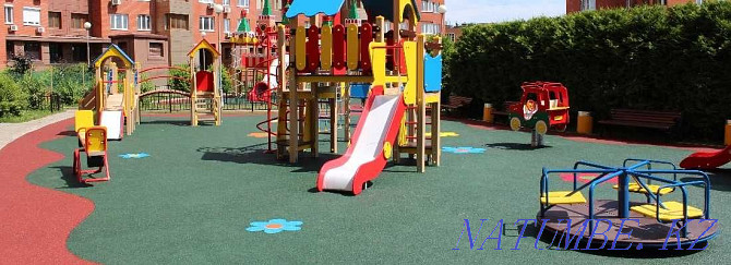 From 4300tg. Discount season, Rubber coating, seamless, lawn, tiles Shymkent - photo 8