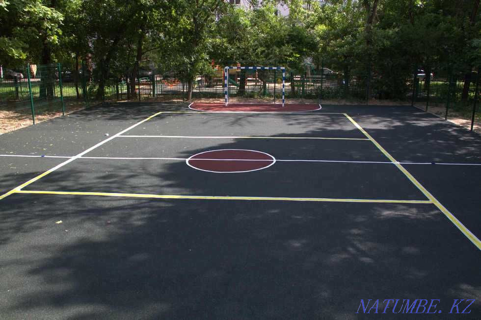 От 4300тг. Скидочный сезон, Резин покрытие, бесшовное, газон,плитка Шымкент - изображение 3