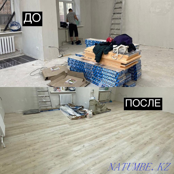 Installing laminate flooring neatly Astana - photo 3