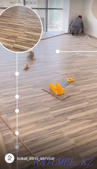Installing laminate flooring neatly Astana - photo 4