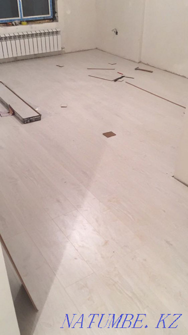 Installing laminate flooring neatly Astana - photo 6