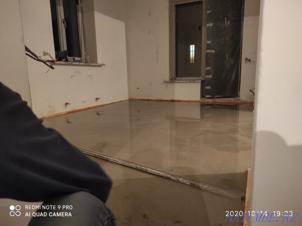 Заливка наливного пола, стяжки, укладка ламината паркета. Астана - изображение 8