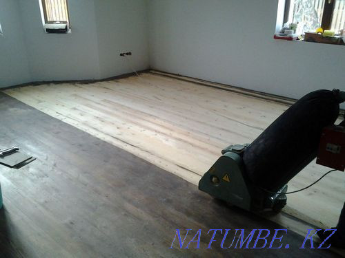 Parquet, laminate, wooden floor laying, restoration of gyms Almaty - photo 5
