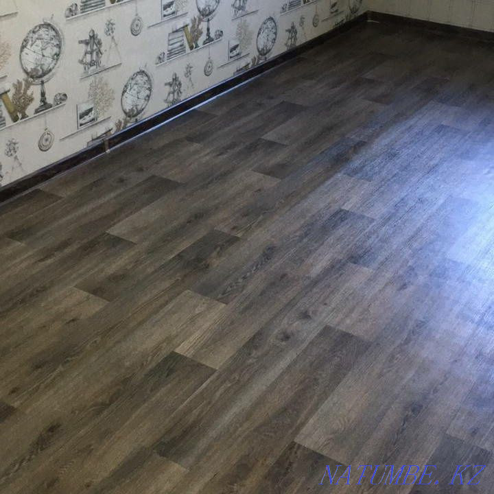 Укладка ламината, настил линолеума плинтуса Караганда - изображение 1