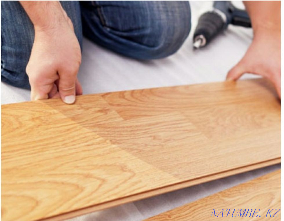 Laminate and linoleum installation Kostanay - photo 1