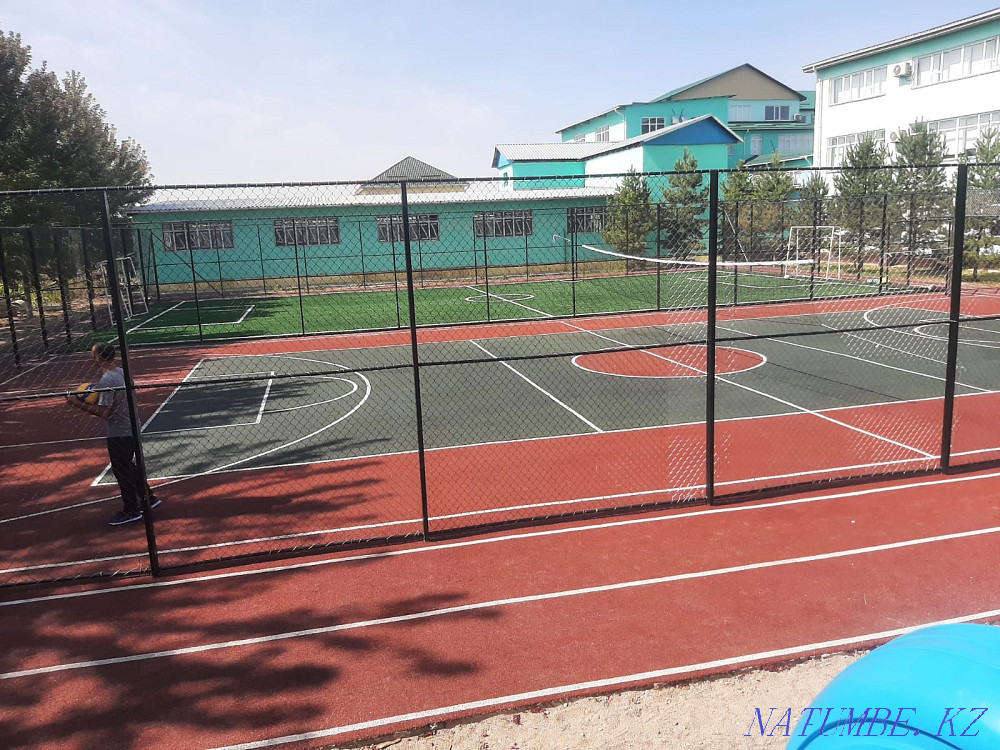 Резиновые покрытия и комплектующие материалы для любых площядок Алматы - изображение 2