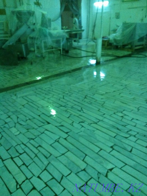 Grinding, dust removal and polishing of concrete floors. Kostanay - photo 6