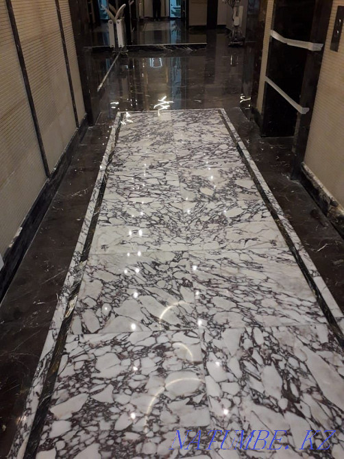 Grinding, polishing, restoration, crystallization granite, marble Astana - photo 6