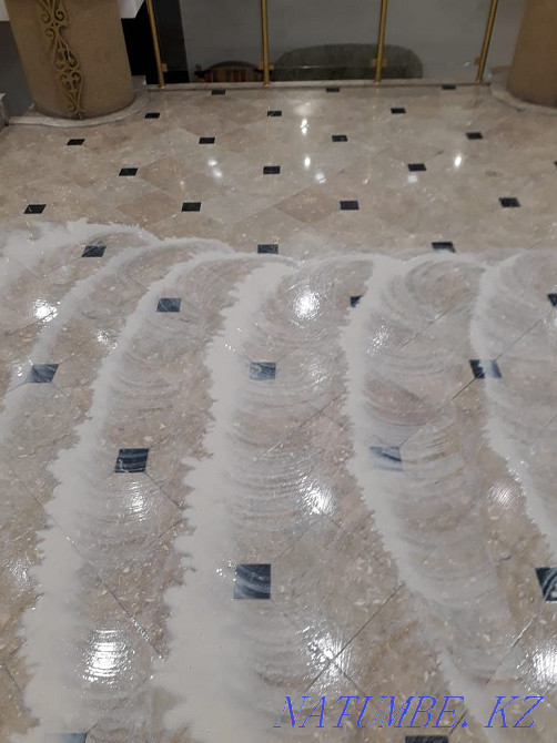 Grinding, polishing, restoration, crystallization granite, marble Astana - photo 3