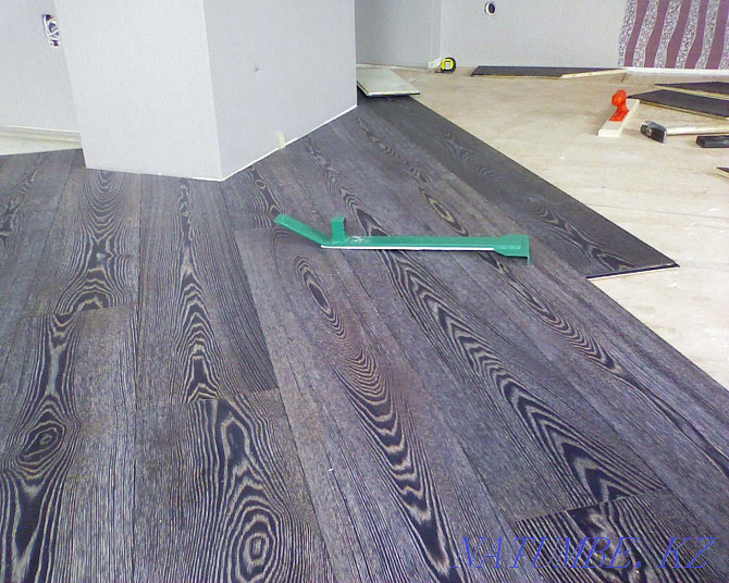 Laying laminate, floor leveling. Aqtobe - photo 6
