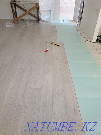 Laying laminate, floor leveling. Aqtobe - photo 2