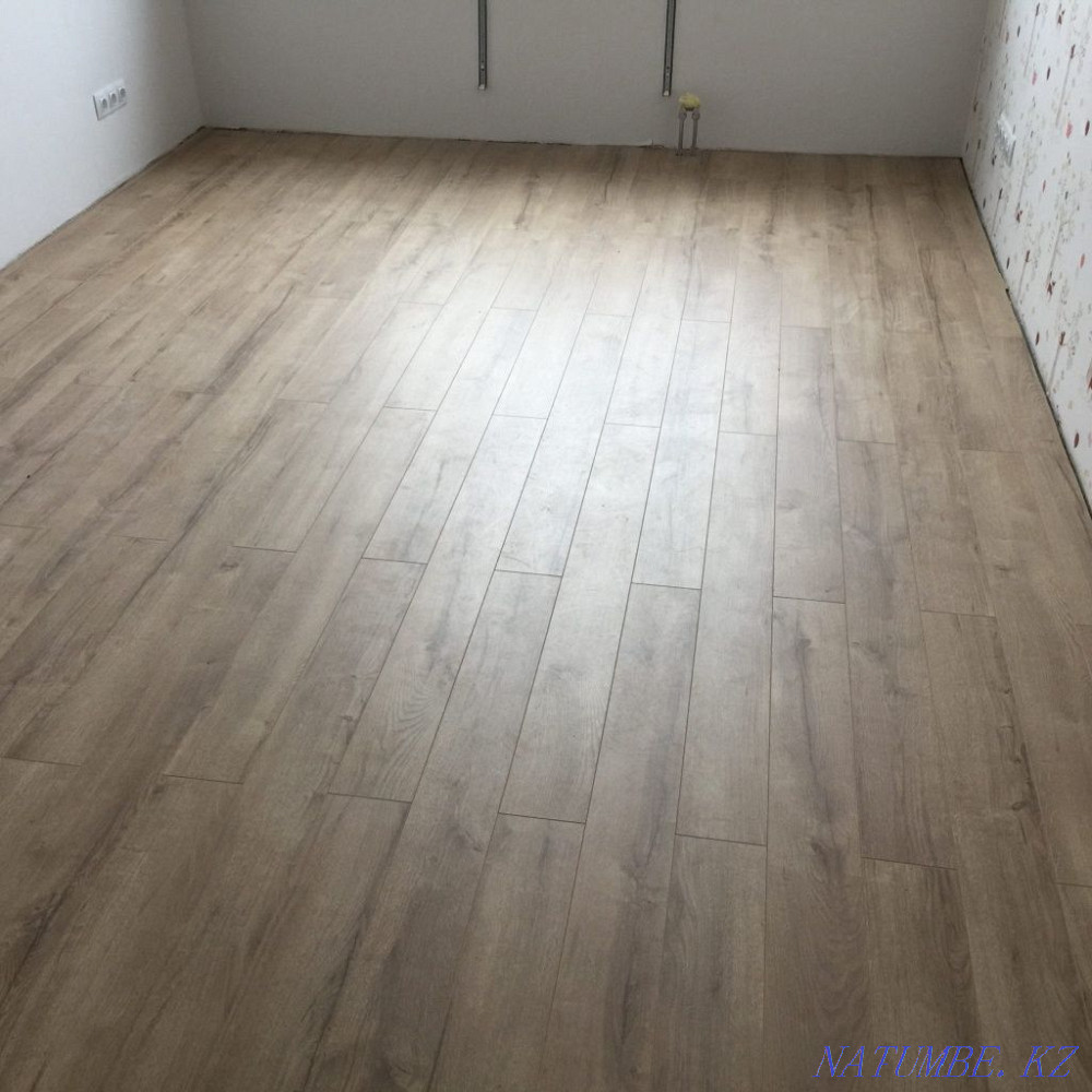 Laying laminate, floor leveling. Aqtobe - photo 3