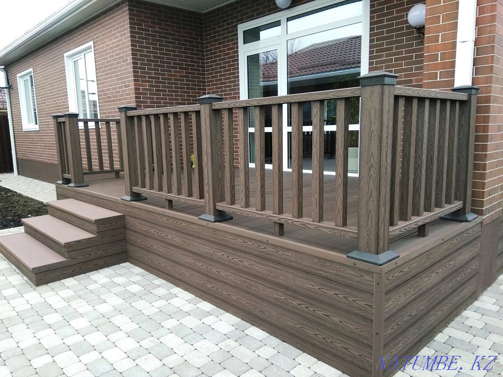 Terrace board sale, installation. Almaty - photo 1