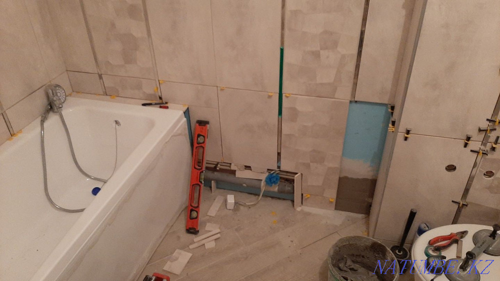 Наливной пол, укладка ламината, пластик откос, установка стиралок Уральск - изображение 7