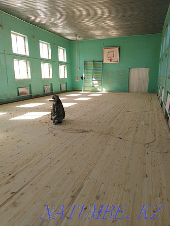 Sanding wooden floors, parquet, removing paint for varnish, varnishing. Shymkent - photo 6