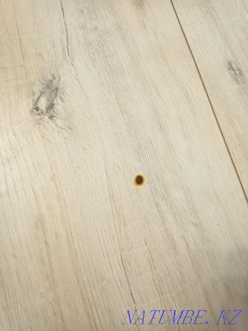 Реставрация паркет ламинат пол повреждение царапина прожег Астана - изображение 6