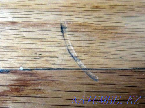 Реставрация паркет ламинат пол повреждение царапина прожег Астана - изображение 3