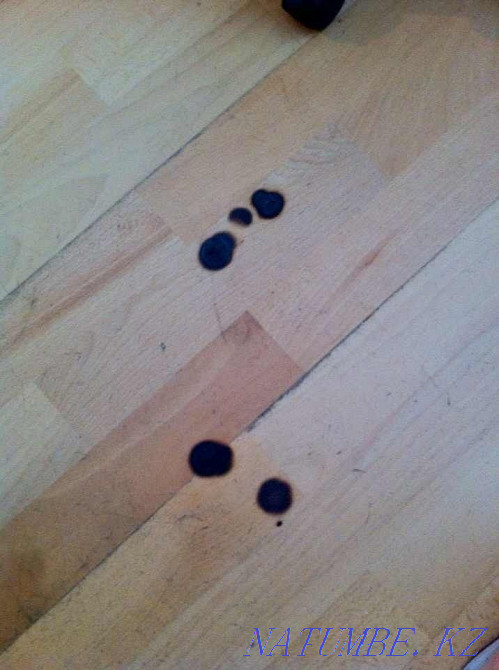 Реставрация паркет ламинат пол повреждение царапина прожег Астана - изображение 4