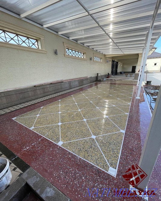 Decorative mosaic marble floor, mosaic Shymkent - photo 1