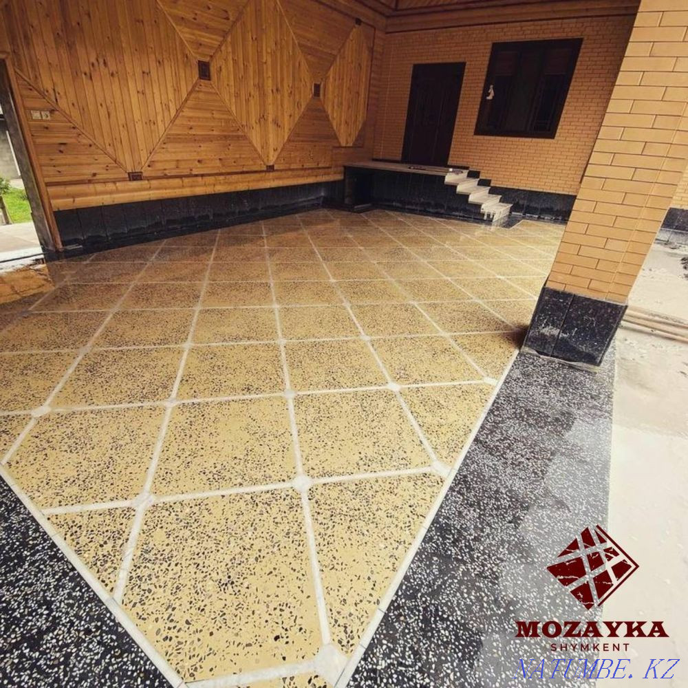 Decorative mosaic marble floor, mosaic Shymkent - photo 5