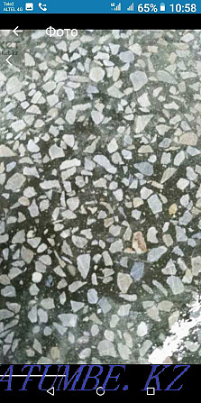 Floors from a marble crumb. (Pouring and grinding) Almaty - photo 1