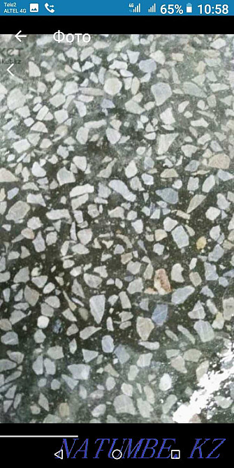Floors from a marble crumb. (Pouring and grinding) Almaty - photo 1