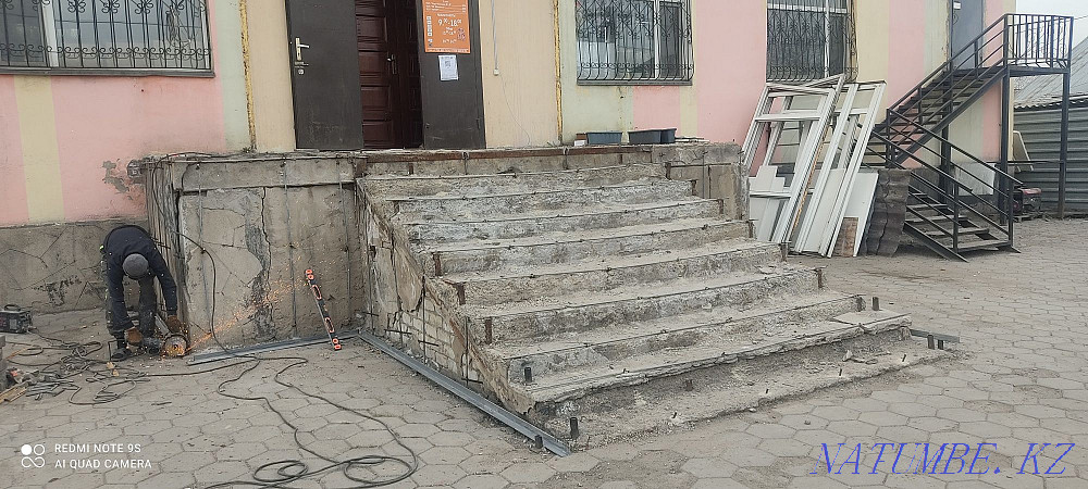 Монтаж и демонтаж гранита мрамора травертина. А также реставрация . Астана - изображение 1