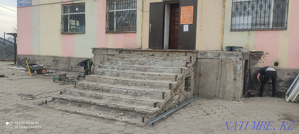 Монтаж и демонтаж гранита мрамора травертина. А также реставрация . Астана - изображение 2