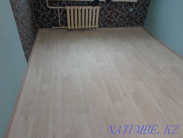 Linoleum flooring DVP, chipboard, OSB Petropavlovsk - photo 4