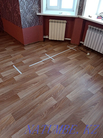 Linoleum flooring DVP, chipboard, OSB Petropavlovsk - photo 2
