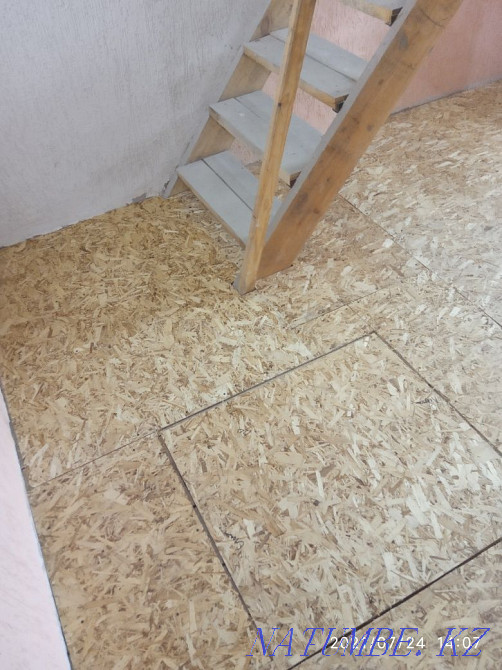 Настил линолеума ДВП,ДСП,ОСБ Петропавловск - изображение 5