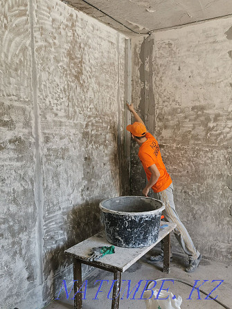 Қабырғаларды сылау, шпаклевка. Еден жабыны Қарағанды  Қарағанды - изображение 1