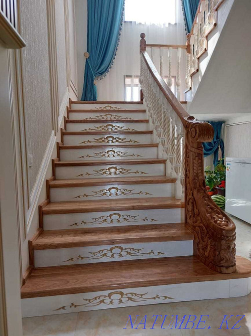 Staircase to order, frame made of metal or concrete. Installment. Qaskeleng - photo 1