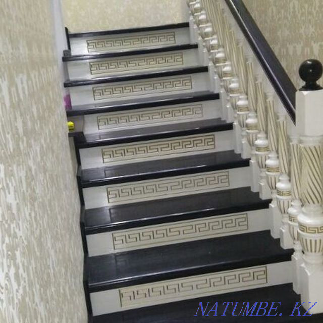 ЛЕСТНИЦА из дерево( дуб, карагач, орех) каркас из метала и бетона Алматы - изображение 3