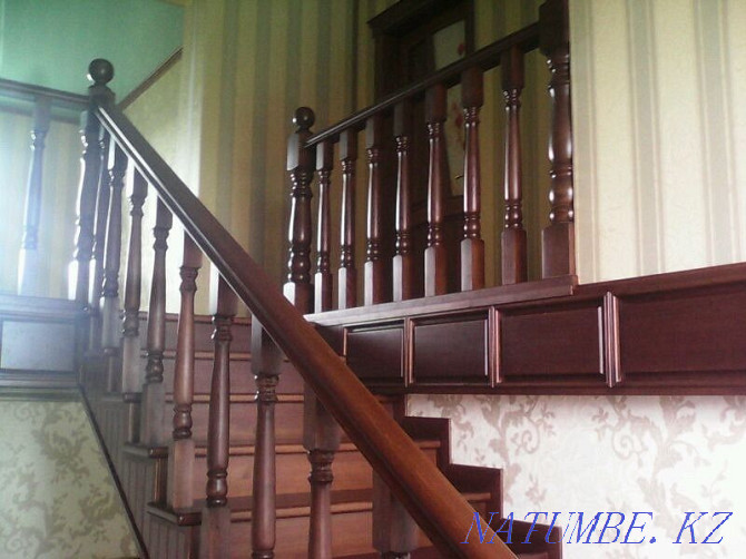 Реставрация и изготовление лестниц и дверей из дерева Шымкент - изображение 8