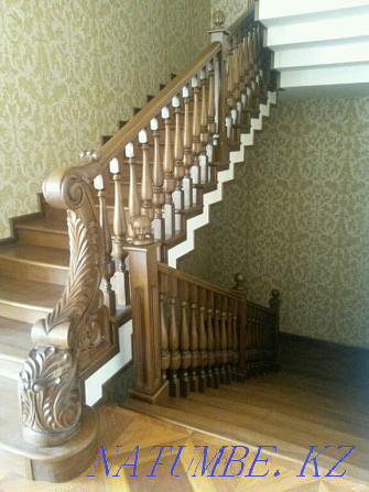 LADDER made of precious wood, channel frame, quality guarantee Almaty - photo 2