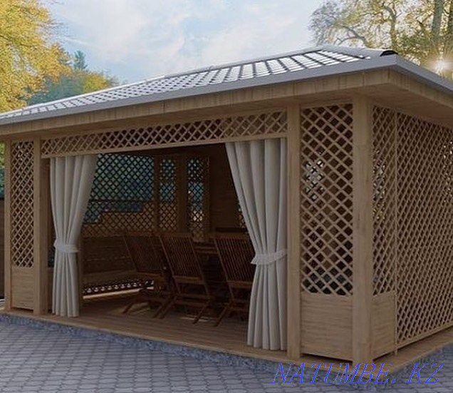 Gazebos/beds/benches/garden furniture Almaty - photo 1