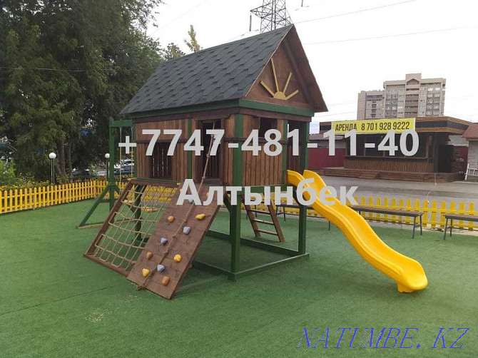 We make: gazebos, trestle beds, playhouses, sheds and others made of wood Almaty - photo 7