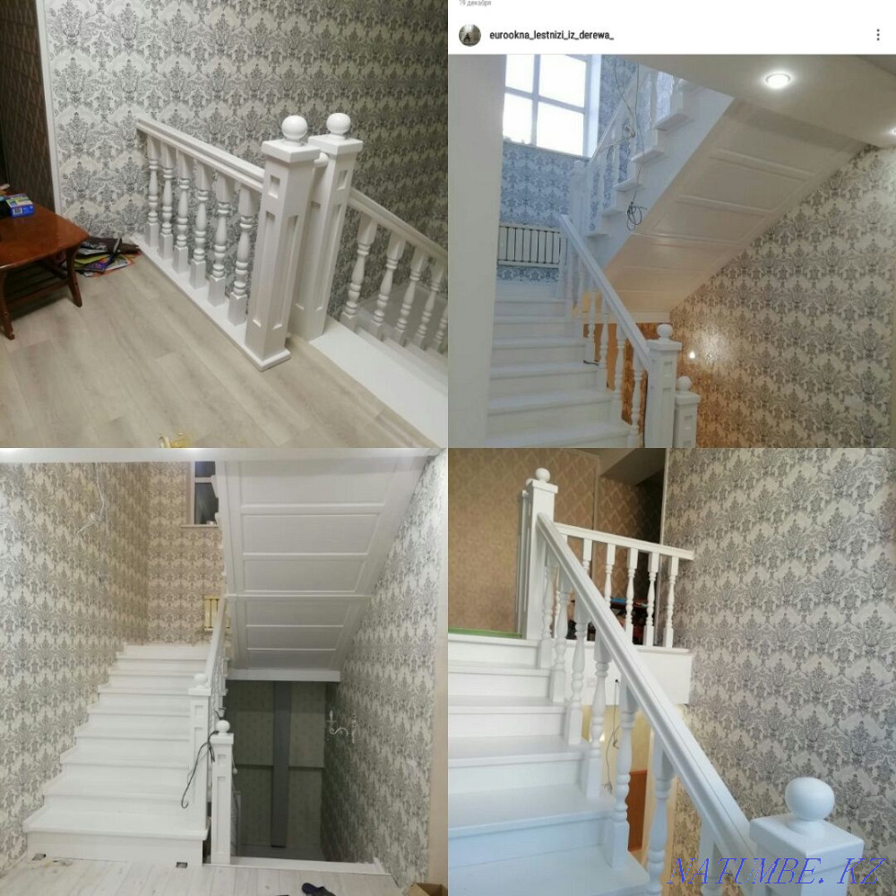 Столярный цех: евроокна, лестницы, двери из массива дерева Павлодар - изображение 2