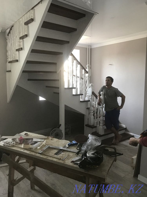 Stairs to order from solid wood Astana - photo 6