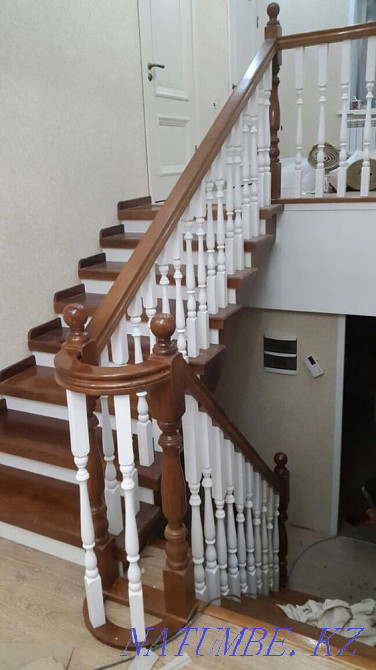 Stairs to order from solid wood Astana - photo 8