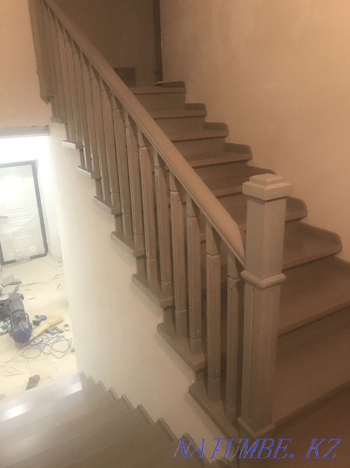 Stairs to order from solid wood Astana - photo 7
