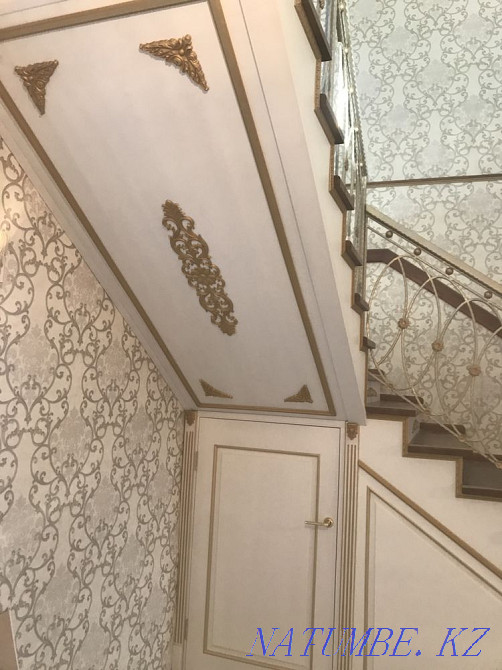 Лестницы деревянные на закас с массива Дуб Ясень Бук Сосна Астана - изображение 3