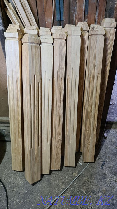 I will sell Pillars, Balusters, Steps, Handrails from dry wood Almaty - photo 3