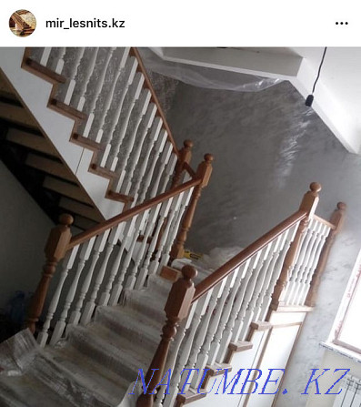Изготовление деревянных лестниц Алматы - изображение 5